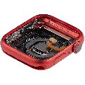Housing Assembly Compatible For Watch Series 6 (44MM) (Used OEM Pull: Grade A) (Aluminum/Red) (GPS Version)