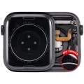 Housing Assembly Compatible For Watch Series 6 (44MM) (Used OEM Pull: Grade A) (Aluminum/Space Black) (GPS Version)