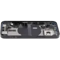 Back Housing W/ Charging Port Flex & Small Parts  For iPhone 13 Mini (EU / Global Version) (Used OEM Pull: Grade C) (Midnight)