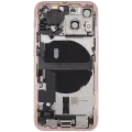 Back Housing W/ Charging Port Flex & Small Parts  For iPhone 13 Mini (US Version) (Used OEM Pull: Grade A) (Pink)