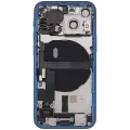 Back Housing W/ Charging Port Flex & Small Parts  For iPhone 13 Mini (US Version) (Used OEM Pull: Grade C) (Blue)