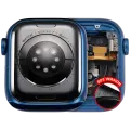 Housing Assembly Compatible For Watch Series 7 (41MM) (Used OEM Pull: Grade A) (Aluminum/Blue) (GPS Version)