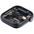 Housing Assembly Compatible For Watch Series 7 (41MM) (Used OEM Pull: Grade A) (Aluminum/Space Black) (Cellular Version)