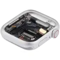 Housing Assembly Compatible For Watch Series 8 (41MM) (Aluminum/Silver) (Cellular Version)