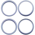 Back Camera Bezel Ring Only For iPhone 17 (Mist Blue) (2 Piece Set)