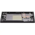 OLED Assembly With Frame For Samsung Galaxy S24 Ultra (US & International Version) (Aftermarket Plus) (Titanium Black)