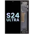 OLED Assembly With Frame For Samsung Galaxy S24 Ultra (Service Pack) (Titanium Black)