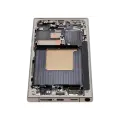 OLED Assembly With Frame For Samsung Galaxy S24 Ultra (US & International Version) (Aftermarket Plus) (120Hz) (Titanium Gray)