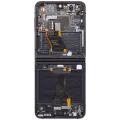 Inner OLED Assembly With Frame Compatible For Samsung Galaxy Z Flip 5 5G (F731) (US & International) (Refurbished) (Phantom Black)