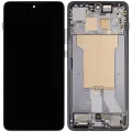 OLED Assembly With Frame For Motorola Edge 70 ( XT2601 / 2025）(Refurbished) (Gadget Gray)