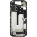 Mid-Frame Housing W/ Charging Port Flex & Small Parts  For iPhone 17 (US Version) (Used OEM Pull: Grade A) (Sage)