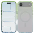 Case Slim Mattur Nebula iphone 17 Air magsafe yellow and teal 01 