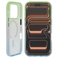 Case Slim Mattur Nebula iphone 17 pro magsafe yellow and teal 01 