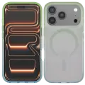 Case Slim Mattur Nebula iphone 17 pro magsafe yellow and teal 01 
