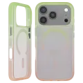 Case Slim Mattur Nebula iphone 17 pro magsafe mint and rose pink 01 