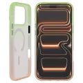 Case Slim Mattur Nebula iphone 17 pro max magsafe Mint/Rose Pink 01 