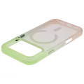 Case Slim Mattur Nebula iphone 17 pro max magsafe Mint/Rose Pink 01 