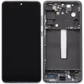 OLED Assembly With Frame For Samsung Galaxy S21 FE 5G (US & International Version) (Aftermarket Plus) (Graphite)