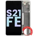 OLED Assembly With Frame For Samsung Galaxy S21 FE 5G (US & International Version) (Service Pack) (Olive Green)