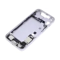 Mid-Frame Housing  W/ Charging Port Flex & Small Parts  For iPhone 14 (US Version) (Used OEM Pull: Grade C) (Purple)