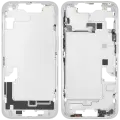 Mid-Frame Housing  W/ Small Parts For iPhone 14 (EU / Global Version) (Used OEM Pull: Grade B) (Starlight)