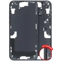 Mid-Frame Housing  W/ Small Parts For iPhone 15 Plus (US Version) (Used OEM Pull: Grade C) (Black)