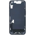 Mid-Frame Housing  W/ Charging Port Flex & Small Parts  For iPhone 14 (US Version) (Used OEM Pull: Grade B) (Midnight)