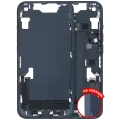 Mid-Frame Housing  W/ Charging Port Flex & Small Parts  For iPhone 14 (US Version) (Used OEM Pull: Grade C) (Midnight)