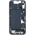 Mid-Frame Housing  W/ Charging Port Flex & Small Parts  For iPhone 14 (US Version) (Used OEM Pull: Grade C) (Midnight)