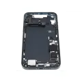 Mid-Frame Housing  W/ Charging Port Flex & Small Parts  For iPhone 14 Plus (EU / Global Version) (Used OEM Pull: Grade C) (Midnight)