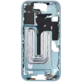 Mid-Frame Housing  W/ Small Parts For iPhone 16 (EU / Global Version) (Used OEM Pull: Grade B) (Teal)