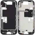 Mid-Frame Housing  W/ Small Parts For iPhone 16 Pro (EU / Global Version) (Used OEM Pull: Grade B) (Black Titanium)