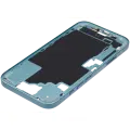 Mid-Frame Housing  W/ Small Parts For iPhone 16 (EU / Global Version) (Used OEM Pull: Grade C) (Teal)