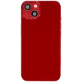Back Housing W/ Charging Port Flex & Small Parts  For iPhone 13 (US Version) (Used OEM Pull: Grade C) (Red)