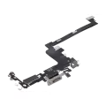Charging Port Flex Cable For iPhone 17 Pro (Aftermarket Plus) (International Version) (Silver)