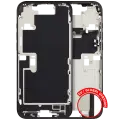 Mid-Frame Housing  W/ Small Parts For iPhone 16 Pro Max (EU / Global Version) (Used OEM Pull: Grade C) (Black Titanium)