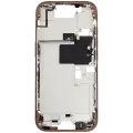 Mid-Frame Housing  W/ Small Parts For iPhone 16 Pro (EU / Global Version) (Used OEM Pull: Grade C) (Desert Titanium)
