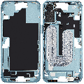 Mid-Frame Housing  W/ Small Parts For iPhone 16 Plus (EU / Global Version) (Used OEM Pull: Grade C) (Teal)