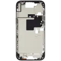 Mid-Frame Housing  W/ Small Parts For iPhone 16 Pro Max (US Version) (Used OEM Pull: Grade C) (Black Titanium)