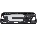Mid-Frame Housing  W/ Small Parts For iPhone 16 (US Version) (Used OEM Pull: Grade C) (Black)