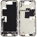 Mid-Frame Housing  W/ Small Parts For iPhone 16 Pro Max (EU / Global Version) (Used OEM Pull: Grade B) (White Titanium)