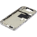 Mid-Frame Housing  W/ Small Parts For iPhone 16 Pro Max (EU / Global Version) (Used OEM Pull: Grade B) (White Titanium)