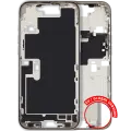 Mid-Frame Housing  W/ Small Parts For iPhone 16 Pro Max (EU / Global Version) (Used OEM Pull: Grade B) (Natural Titanium)