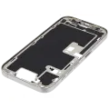 Mid-Frame Housing  W/ Small Parts For iPhone 16 Pro (EU / Global Version) (Used OEM Pull: Grade B) (White Titanium)