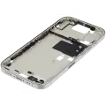 Mid-Frame Housing  W/ Small Parts For iPhone 16 Pro (EU / Global Version) (Used OEM Pull: Grade B) (White Titanium)