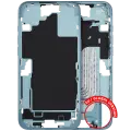 Mid-Frame Housing  W/ Small Parts For iPhone 16 Plus (EU / Global Version) (Used OEM Pull: Grade B) (Teal)