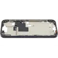 Mid-Frame Housing  W/ Small Parts For iPhone 16 Pro Max (US Version) (Used OEM Pull: Grade B) (Black Titanium)