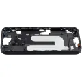 Mid-Frame Housing  W/ Small Parts For iPhone 16 (US Version) (Used OEM Pull: Grade B) (Black)