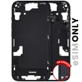 Mid-Frame Housing  W/ Small Parts For iPhone 15 (US Version) (Used OEM Pull: Grade C) (Black)