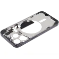 Mid-Frame Housing  W/ Small Parts For iPhone 15 Pro (EU / Global Version) (Used OEM Pull: Grade C) (Black Titanium)